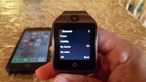 smart watch pair with iphone